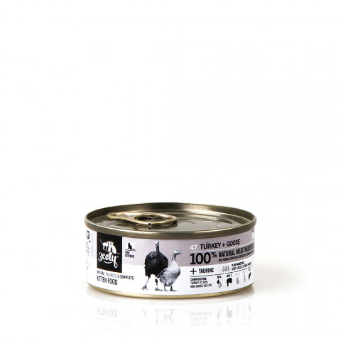 3COTY Turkey with goose For kittens - nassfutter für Katzen - 6x80g - Fotogalerie 5
