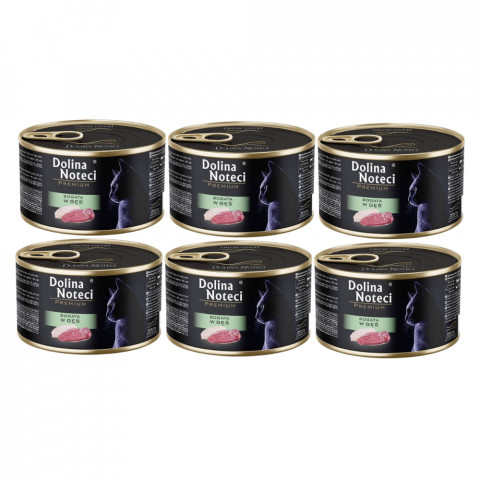 DOLINA NOTECI Premium Gänsefutter Nassfutter für Katzen - 6x185g - Fotogalerie 1