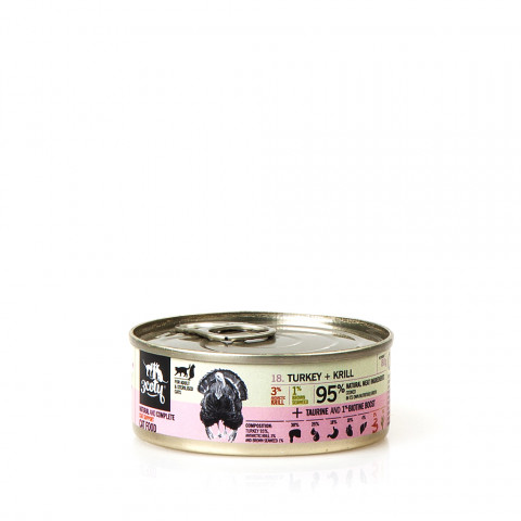 3COTY Turkey with krill Coat support - nassfutter für Katzen - 6x80g - Fotogalerie 6