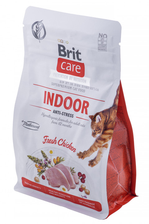BRIT Care Grain-Free Adult Indoor Anti-Stress - Trockenfutter für Katzen - 400 g - Fotogalerie 2