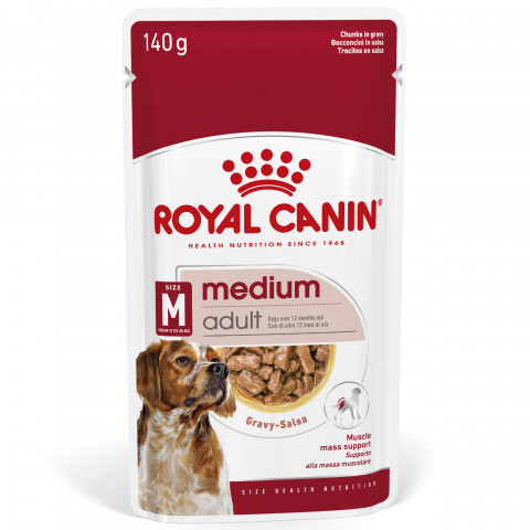 ROYAL CANIN SHN Medium Adult in Sauce - Nassfutter für ausgewachsene Hunde - 10x140g - Fotogalerie 5