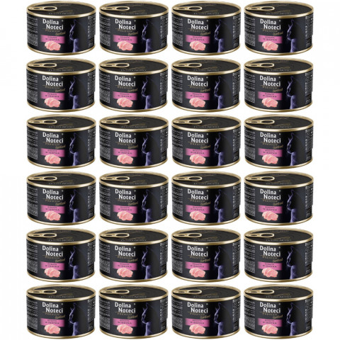 DOLINA NOTECI Premium Sterilised Reich an Pute – Nassfutter für Katzen – 24×185 g - Fotogalerie 1
