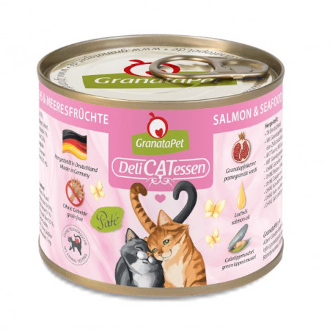 GRANATAPET DeliCATessen salmon and seafood - nassfutter für Katzen - 200g - Fotogalerie 1