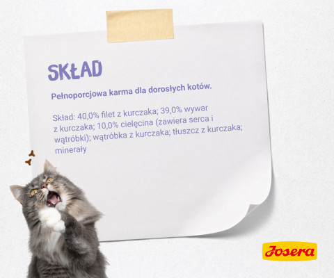 JOSERA Hühnerfilet mit Kalbfleisch - Nassfutter für Katzen - 70 g - Fotogalerie 3