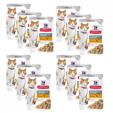 HILL'S Science Plan Adult mit Huhn - Nassfutter für Katzen - 85 g - Fotogalerie 2