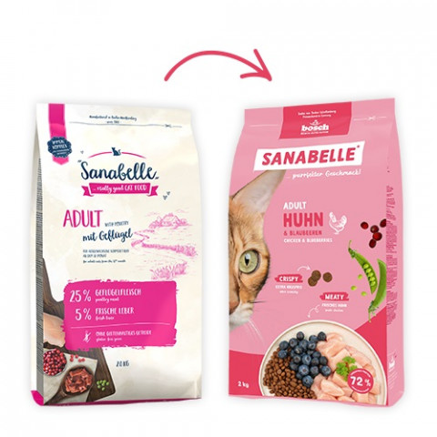 BOSCH Sanabelle Life Adult Chicken & blueberries - trockenfutter für Katzen - 8kg - Fotogalerie 2