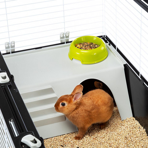 FERPLAST Casita 120 - Käfig für Meerschweinchen und Kaninchen - Fotogalerie 7