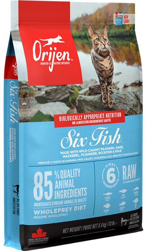 ORIJEN Six Fish Cat - trockenfutter für Katzen - 5,4kg - Fotogalerie 1