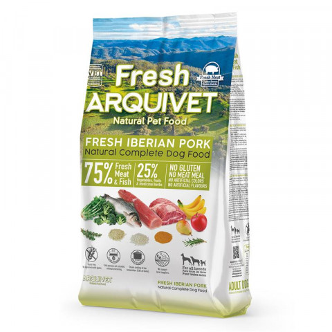 ARQUIVET Fresh Iberian pork - Halbfeuchtes Hundefutter – 10 kg - Fotogalerie 1
