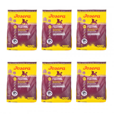 JOSERA Adult Festival - Trockenfutter für Hunde - 6x900 g - Fotogalerie 1