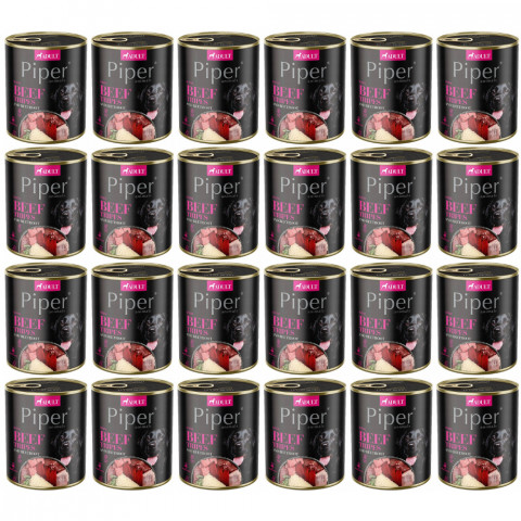 DOLINA NOTECI Piper Animals mit Rindermagen und Roter Bete - Nassfutter für Hunde - 24x800g - Fotogalerie 1