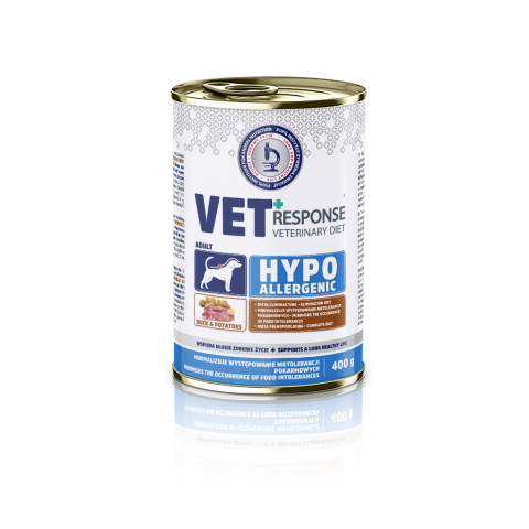 VET RESPONSE Hypoallergenic Duck - Nassfutter für Hunde - 400g - Fotogalerie 1
