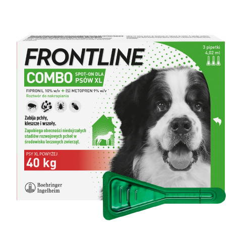 Frontline Combo Spot-on XL - Parasitentropfen für Hunde - 3 x 4,02 ml - Fotogalerie 2