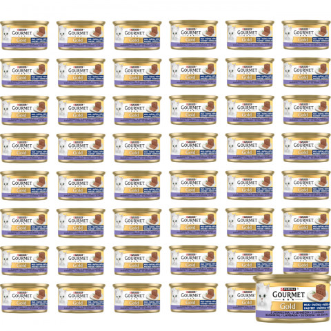 PURINA Gourmet Gold Mousse with lamb - nassfutter für Katzen - 48x85g - Fotogalerie 1