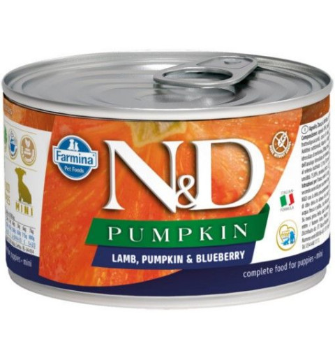 FARMINA N&D Puppy Lamb&Pumpkin&Blueberry - Nassfutter für Hunde - 6x140 g - Fotogalerie 5