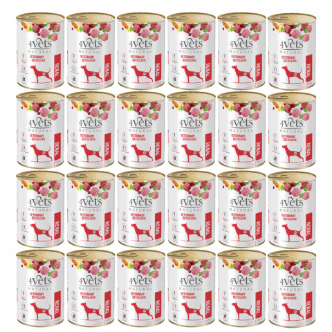 4VETS Natural Renal - nassfutter für Hunde - 24x400g - Fotogalerie 1