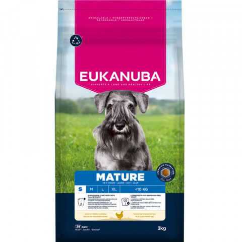 EUKANUBA Premium nutrition mature Small breed Chicken - trockenfutter für Hunde - 3kg - Fotogalerie 1