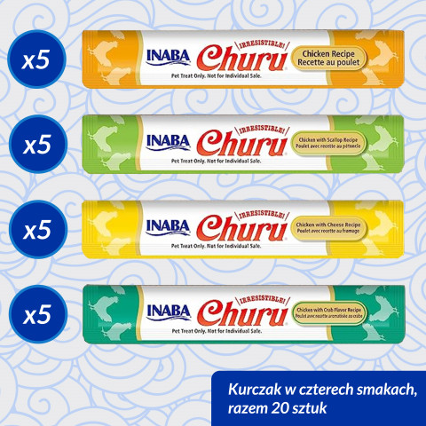 INABA Churu Variety box Chicken - Katze behandeln - 20 x 14g - Fotogalerie 3