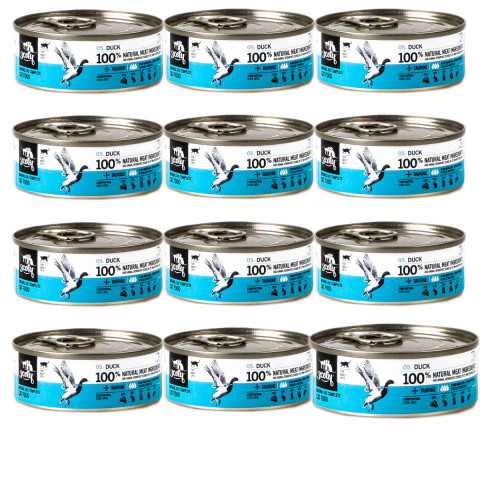 3COTY Duck - nassfutter für Katzen - 12x80g - Fotogalerie 1