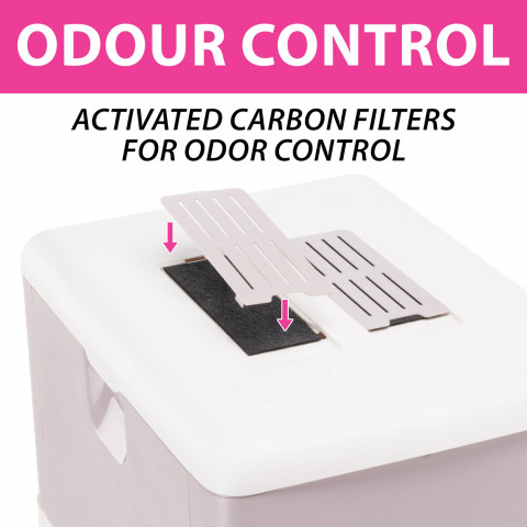 FERPLAST Sahara Lilac - Katzentoilette - 52 x 39 x 40cm - Fotogalerie 15