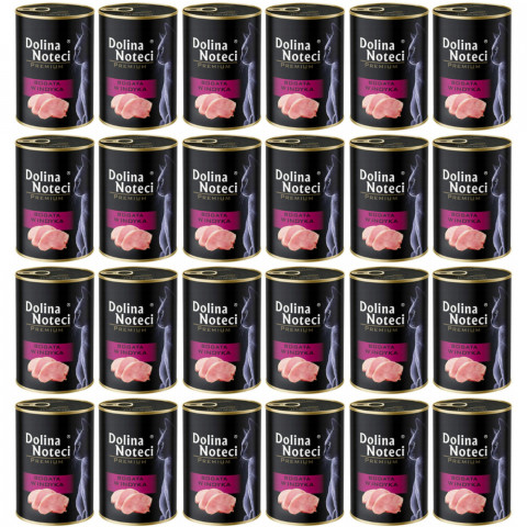DOLINA NOTECI Premium Reich an Pute – Nassfutter für Katzen – 24×400 g - Fotogalerie 1