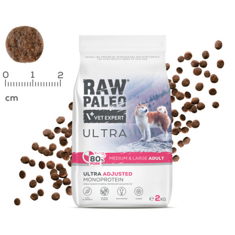 RAW PALEO Ultra Pork Medium & Large Adult - trockenfutter für Hunde - 10kg - Fotogalerie 3