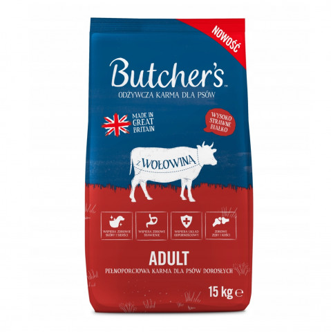 BUTCHER'S Original Beef - trockenfutter für Hunde - 15kg - Fotogalerie 1