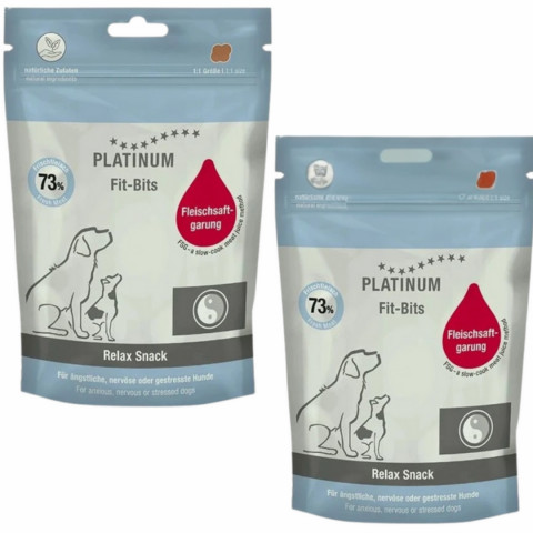 PLATINUM Fit-Bits Relax – Leckerli für Hunde – 2x150g - Fotogalerie 1