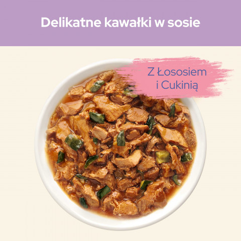  Purina Cat Chow Sensitive Gig mit Lachs und Zucchini in Sauce - Nassfutter für Katzen - 85 g - Fotogalerie 6