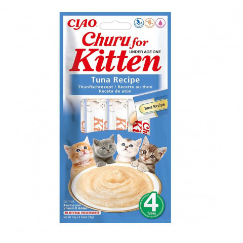 INABA Cat Churu Kitten Tuna - Katzenleckerli - 4x(4x14g) + GRATIS - Fotogalerie 3