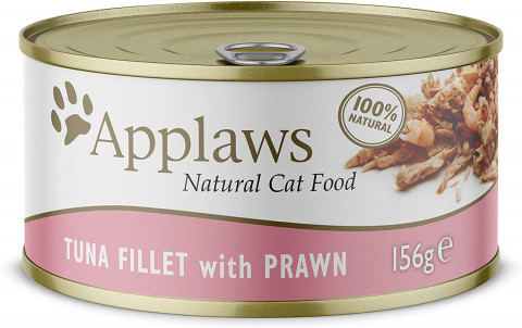 APPLAWS Natural Cat Food Tuna fillet with prawn - Nassfutter für Katzen - 156g - Fotogalerie 1