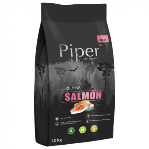 DOLINA NOTECI Piper Animals with salmon - Trockenfutter für Hunde - 12 kg - Fotogalerie 1
