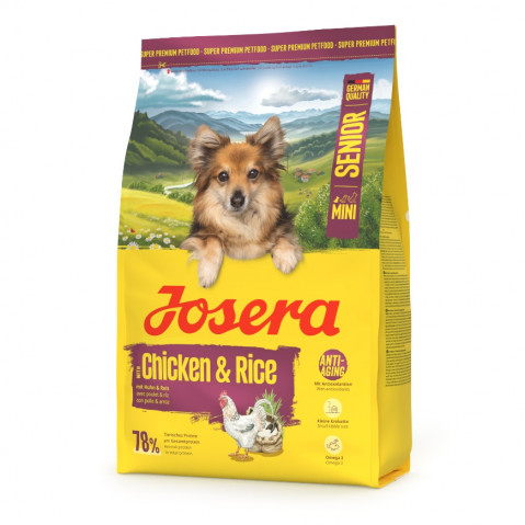 JOSERA Mini Senior Chicken & Rice - trockenfutter für Hunde - 3kg - Fotogalerie 1