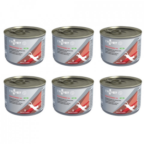 TROVET Renal & Oxalate RID Lamm – Nassfutter für Katzen – 6×200 g - Fotogalerie 1