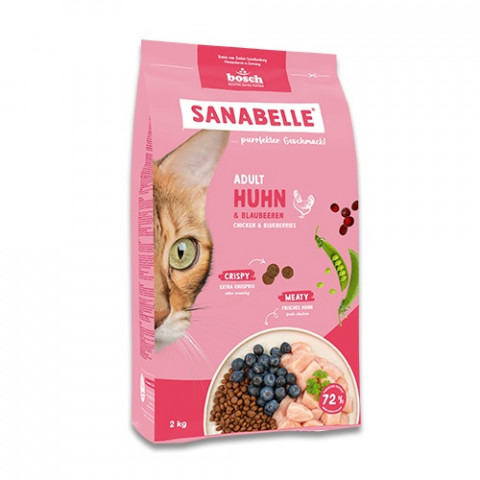 BOSCH Sanabelle Adult Chicken & Blueberries - trockenfutter für Katzen - 2kg - Fotogalerie 1