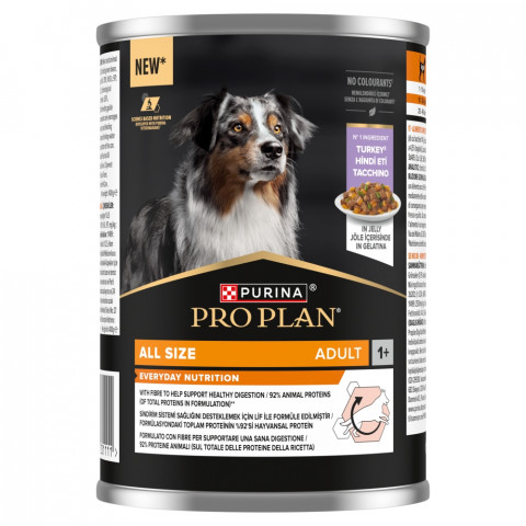 PURINA Pro Plan Everyday nutrition All size Adult Turkey in jelly - Nassfutter für Hunde - 6x400g - Fotogalerie 7