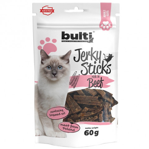 BULTI Jerky-Sticks MIX aus Geschmacksrichtungen – Katzensnack – 12x60g - Fotogalerie 3