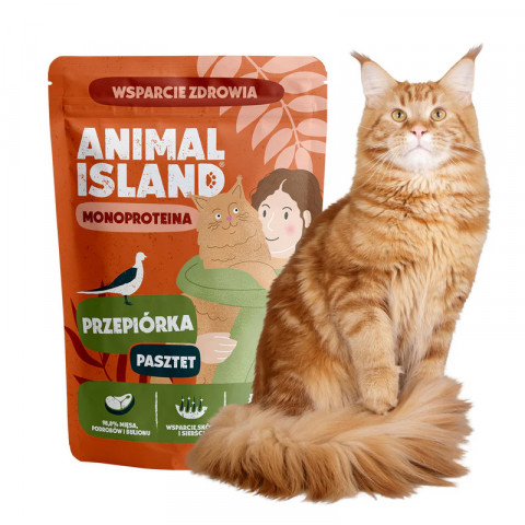 ANIMAL ISLAND Mono Quail - nassfutter für Katzen - 100g - Fotogalerie 2