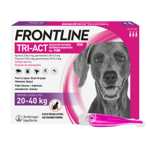 FRONTLINE Tri-act L 20-40 kg - Parasitentropfen für Hunde - 3 x 4 ml - Fotogalerie 7