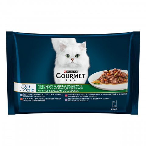 Purina GRMT PERLE GIGMV BEEF CRT Katzen-Dosenfutter 85 g - Fotogalerie 1