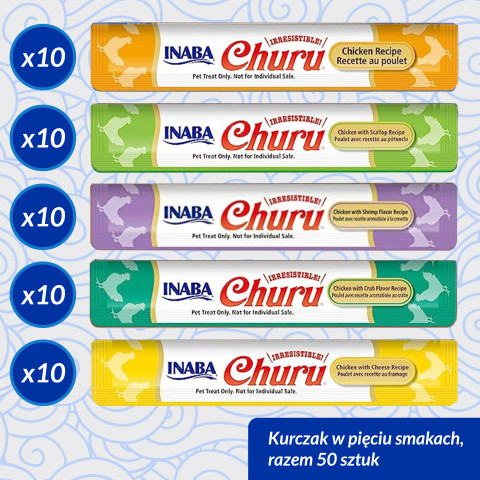 INABA Churu Varieties Chicken - Katze behandeln - 50 x 14g - Fotogalerie 3