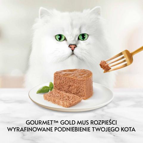 PURINA Gourmet Gold Mousse with salmon - nassfutter für Katzen - 85g - Fotogalerie 10