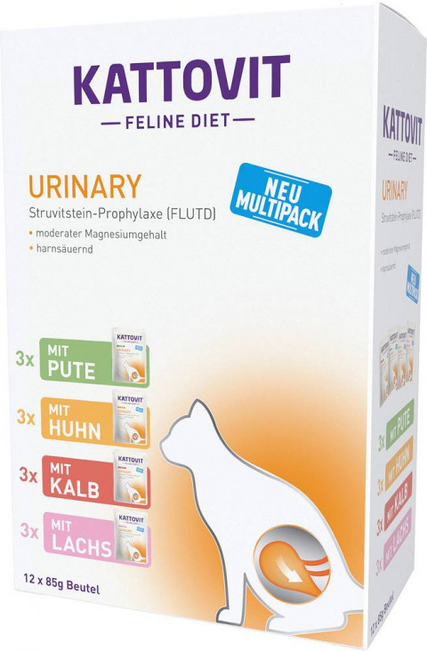 KATTOVIT Feline Diet Urinary - nassfutter für Katzen - 12 x 85g - Fotogalerie 1