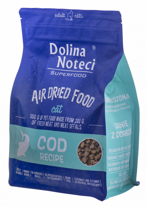 DOLINA NOTECI Superfood Kabeljau - Katzentrockenfutter - 1 kg - Fotogalerie 1