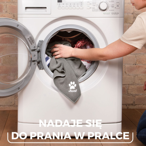 VILEDA Pet Pro Fusselrolle zur Entfernung von Tierhaaren, Haaren und Schmutzpartikeln + GRATIS! Vileda PET PRO Mikrofasertuch M 70x45 cm - Fotogalerie 8