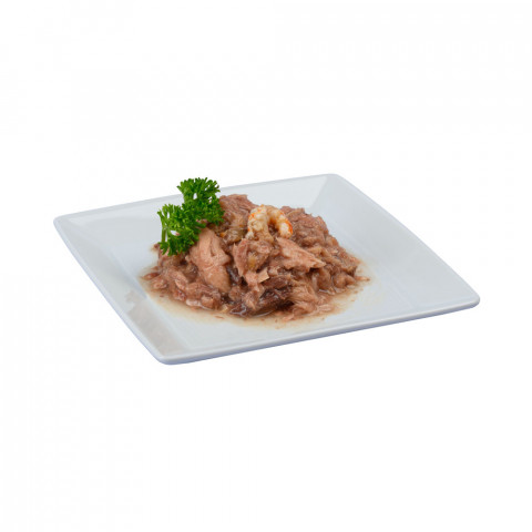 MOONLIGHT Dinner Nr 7 Tuna and shrimps - nassfutter für Katzen - 80g - Fotogalerie 3