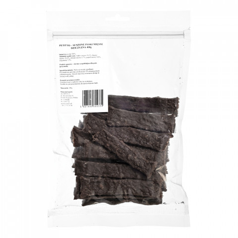 PETITTO Monoprotein Fleischstreifen Wild - Hundeleckerli - 400g - Fotogalerie 5