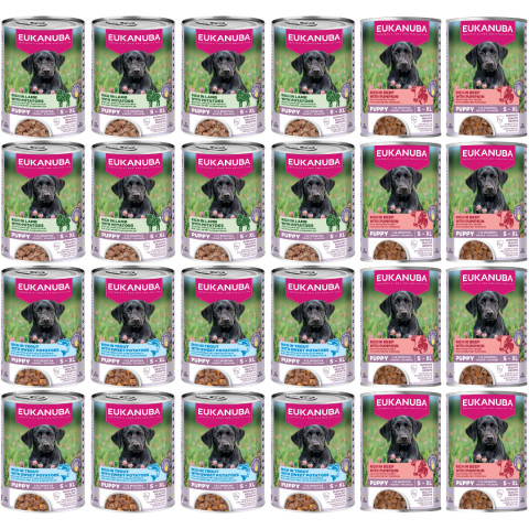 EUKANUBA Life Care Puppy MIX Sorten - Nassfutter für Hunde - 24x400g - Fotogalerie 1