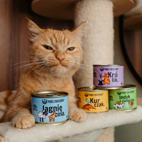 PAKA ZWIERZAKA Rabbit - nassfutter für Katzen - 200g - Fotogalerie 2