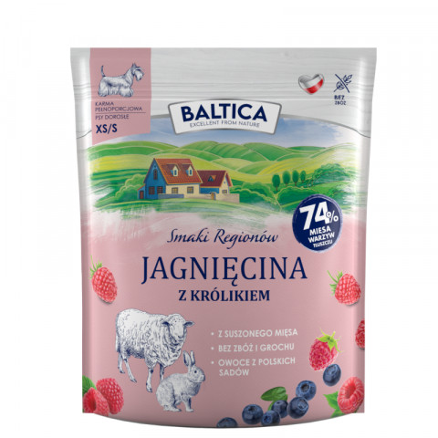 BALTICA Smaki regionów Small breeds Lamb with rabbit - trockenfutter für Hunde - 1kg - Fotogalerie 1